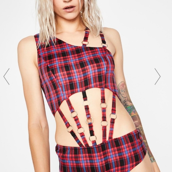 Gorgeous gingham bodysuit ! - Picture 1 of 4